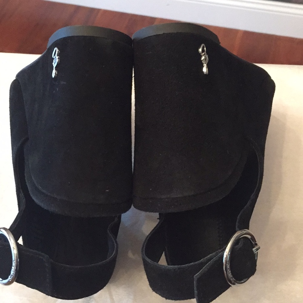 BNWT Sam Edelman Suede Warick Wedge Sandal - Picture 5 of 8